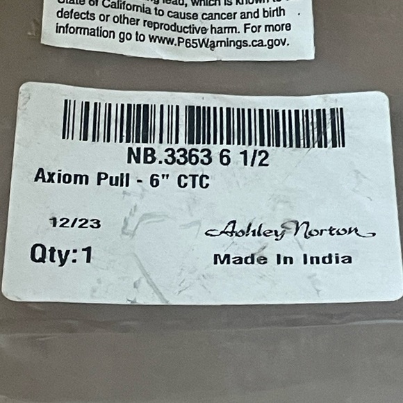 15 Ashley Norton Natural Bronze Axiom 6” Handle Cabinet Pull Pulls - Picture 2 of 6